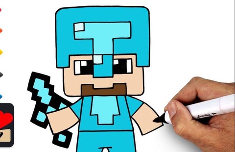 我的世界怎么画史蒂夫[图1]
