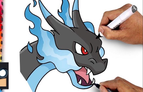 神奇宝贝喷火龙怎么画[图2]