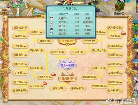 诛仙手游怎么看战队[图1]